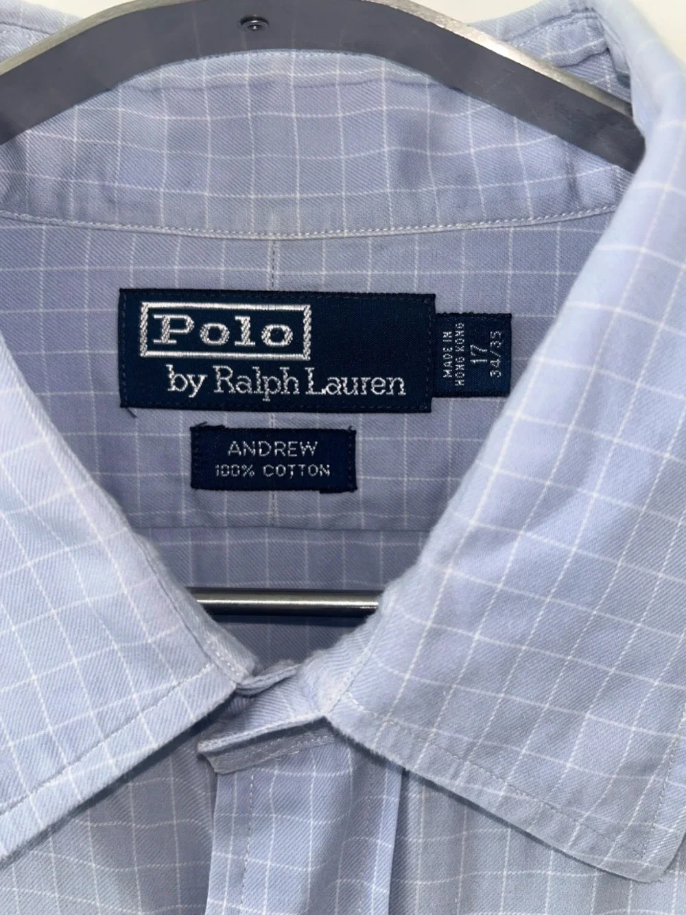 Polo by Ralph Lauren Light Blue Checked Dress Shirt